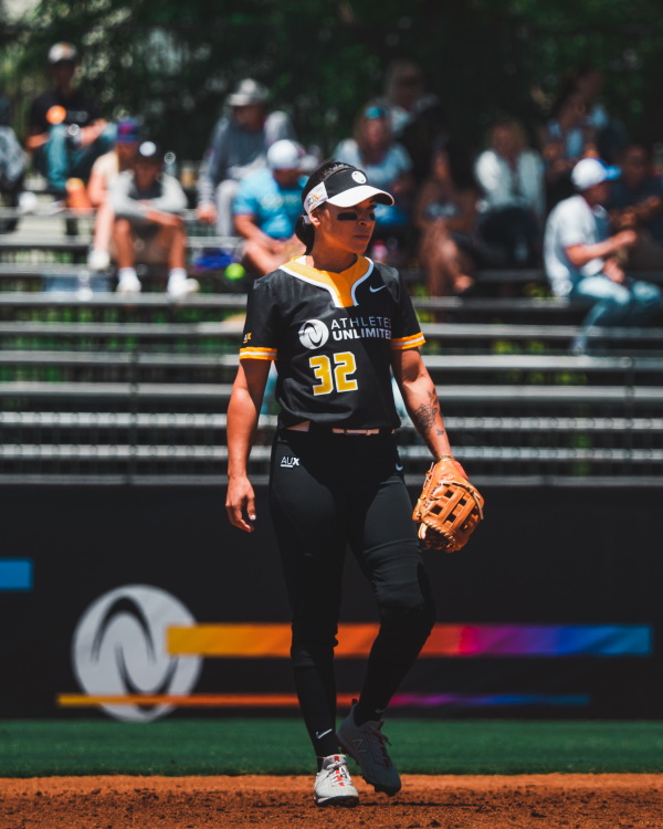 Sierra Romero on the softball field